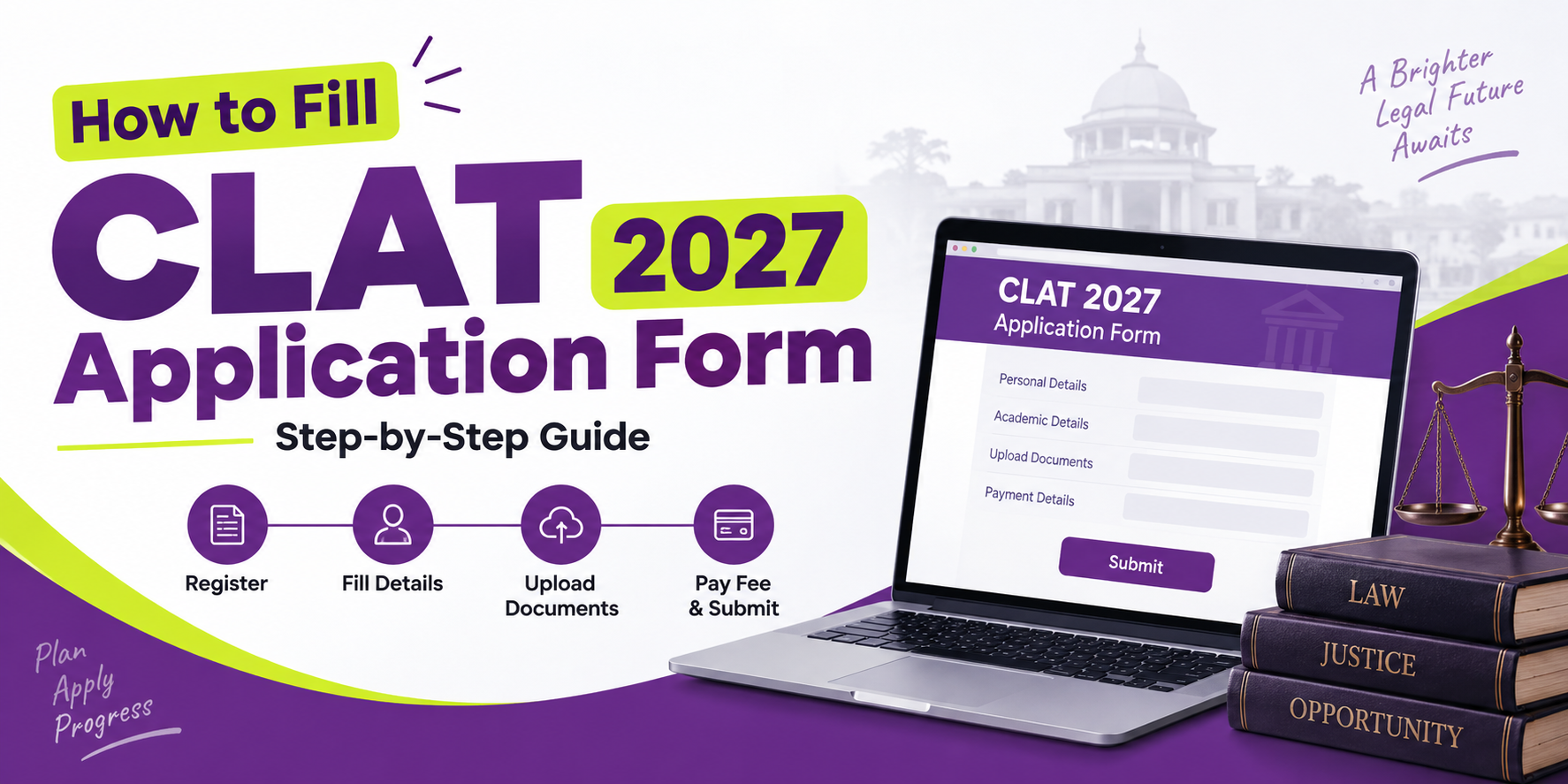 CLAT 2027 Form filing