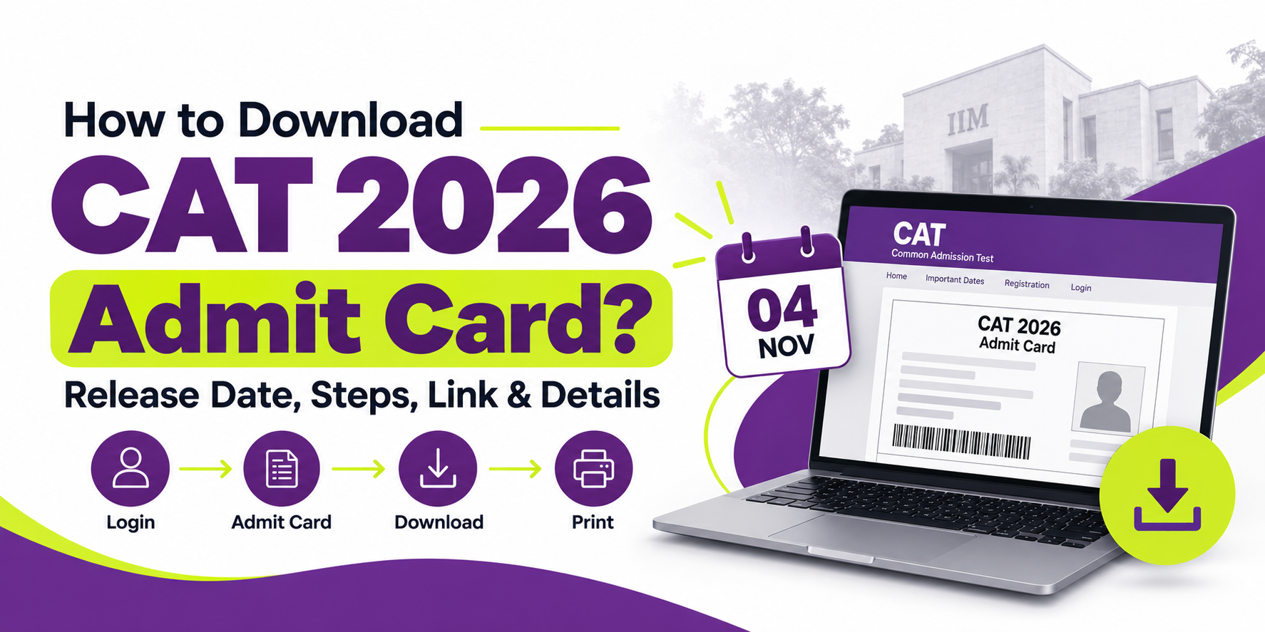 CAT 2026 Admit Card