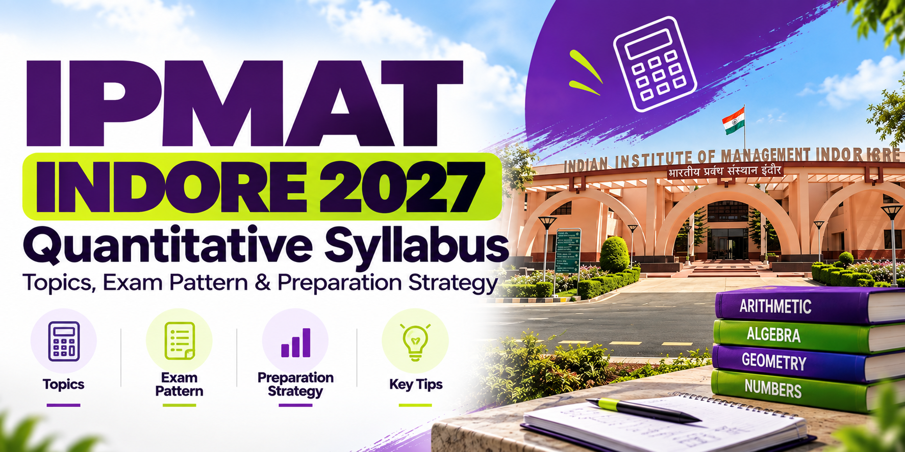IPMAT Indore 2027 Quantitative Syllabus Topics, Exam Pattern & Preparation Strategy