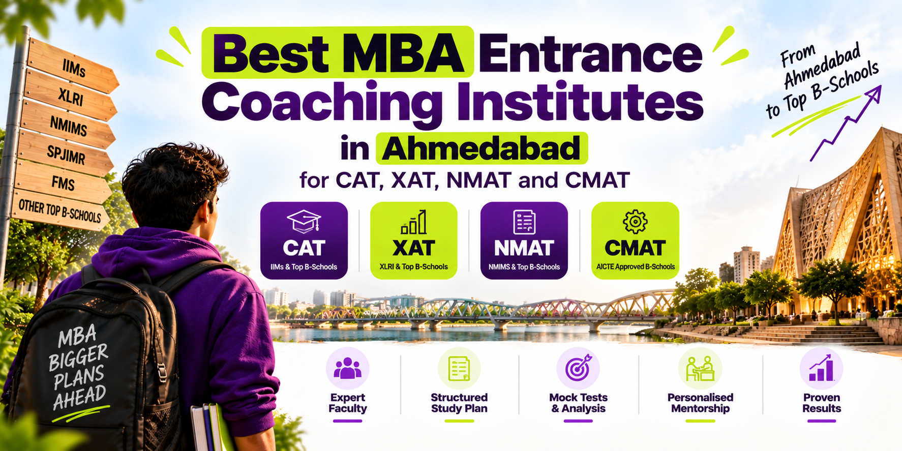 Best MBA Entrance Coaching Institutes in Ahmedabad for CAT, XAT, NMAT and CMAT