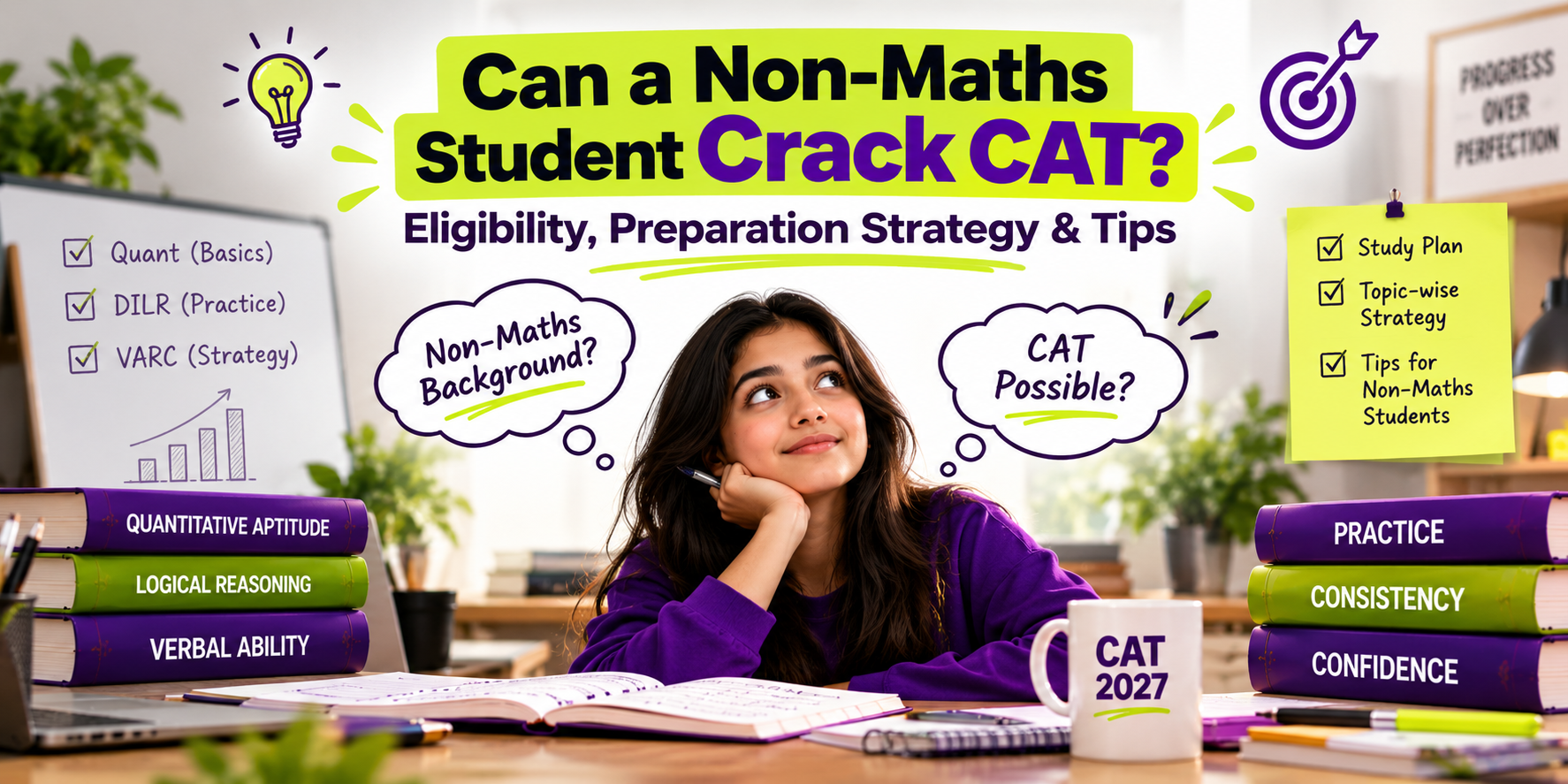Can a Non-Maths Student Crack CAT? Eligibility, Preparation Strategy & Tips